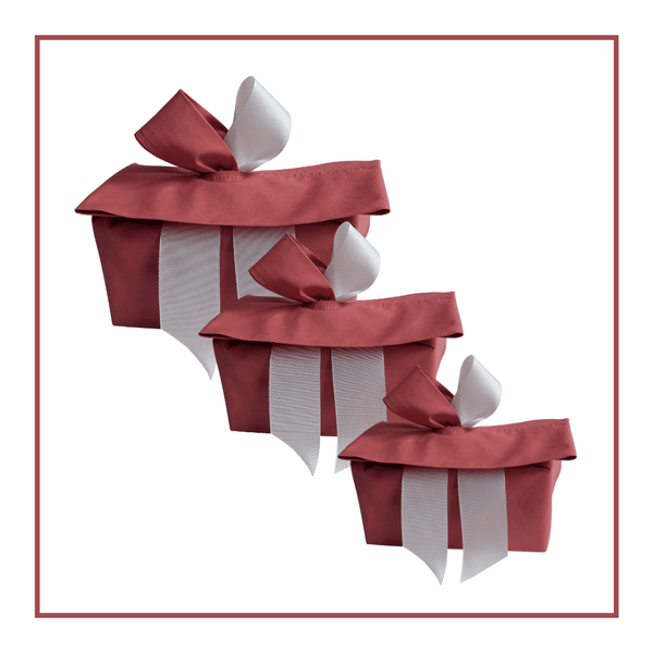 3 Geschenkverpackungen "Alle guten Dinge sind drei" - Goodgive